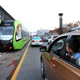 Image for article titled The world’s first self-driving “rail bus” is taking its inaugural journey in China without tracks